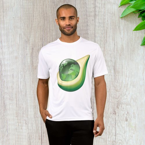 Avocado Globe Mens Active T_Shirt