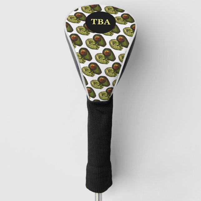 Avocado Golf Head Cover (Front)