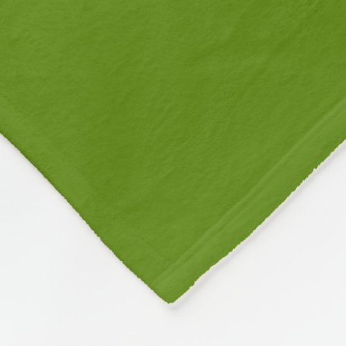 Avocado Green Color Background Dark Green Color Fleece Blanket