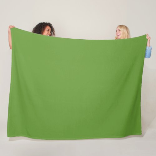 Avocado Green Fleece Blanket