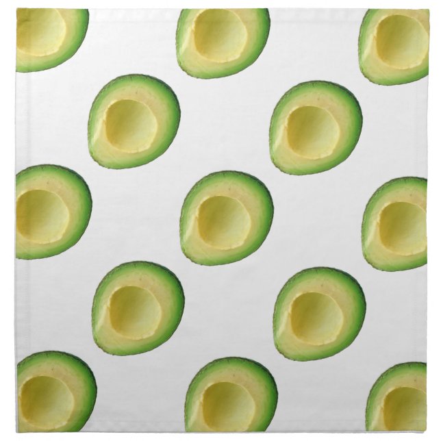 Avocado Green Pattern 4Cece Cloth Napkin (Front)