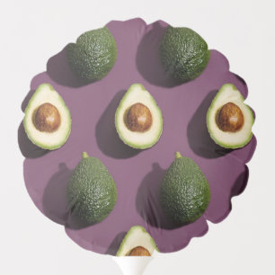 Avocado Green Purple Balloon