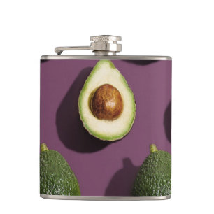 Avocado Green Purple Flask
