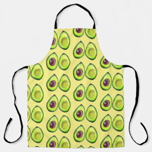 Avocado Green Vegan Foodie Vegeterian Foodie Apron
