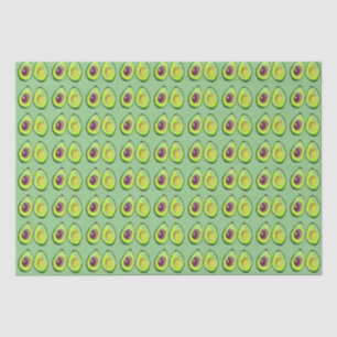 Avocado Green Vegan Foodie Vegeterian Foodie Tissue Paper