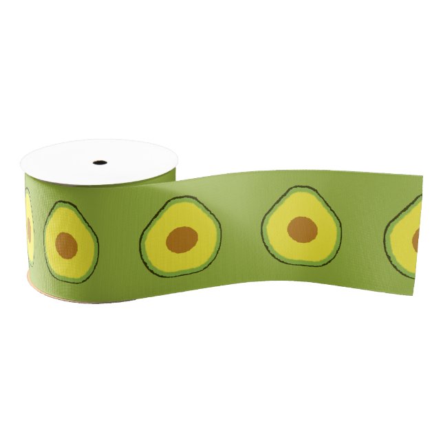 Avocado Grosgrain Ribbon (Spool)