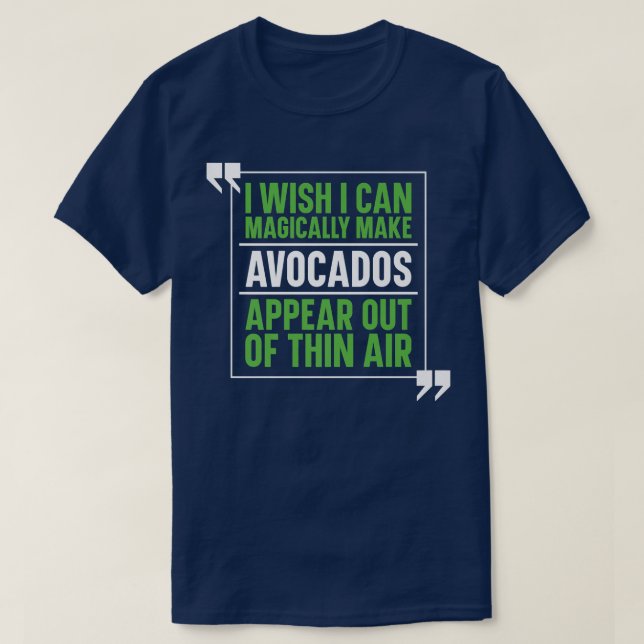 Avocado Guacamole CostumeMagical Avocado Lover   T-Shirt (Design Front)
