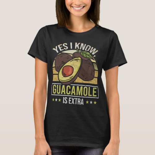 Avocado Guacamole Vegan Food Fruit Vegetarian Avoc T_Shirt