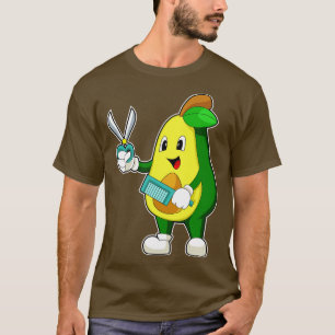 Avocado Hairdresser Scissors Comb  T-Shirt