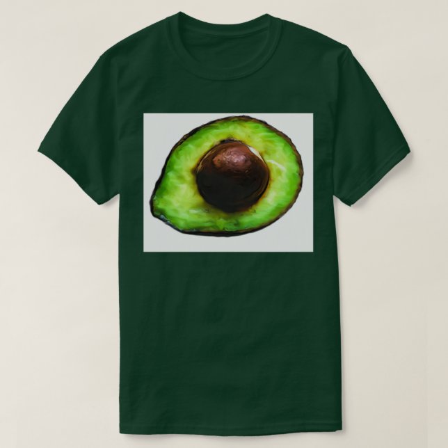 Avocado half oil painting 1 T-Shirt (Design Front)