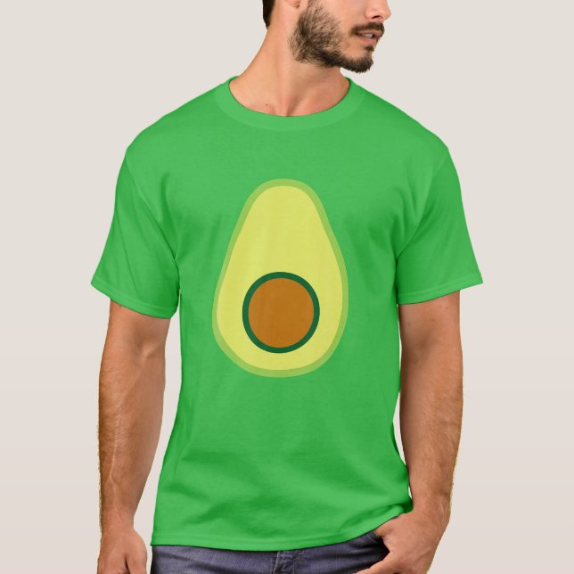 Avocado Halloween Costume Cute Trendy Group Fruit T-Shirt (Front)
