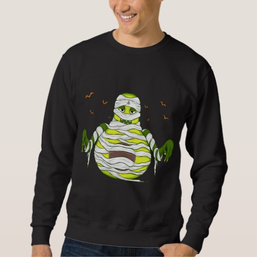 Avocado Halloween Mummy Funny Fruit Graphic Sweatshirt