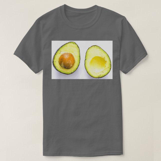 Avocado halves Classic TShirt (Design Front)