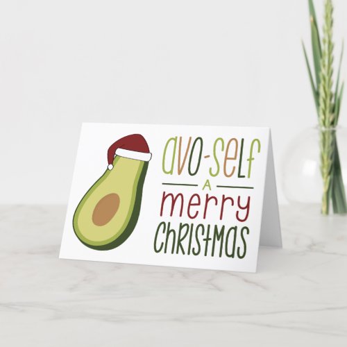 Avocado Have yourself a Merry Christmas Card