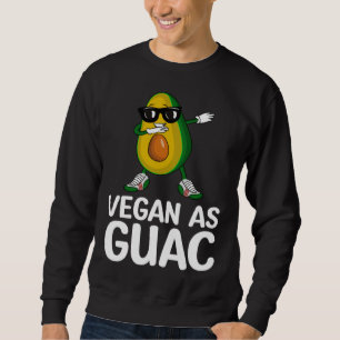 Avocado  Healthy Fruit Guacamole Vegetarian Vegan  Sweatshirt