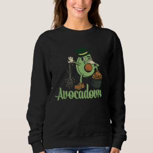 Avocado  Healthy Fruit Guacamole Vegetarian Vegan  Sweatshirt