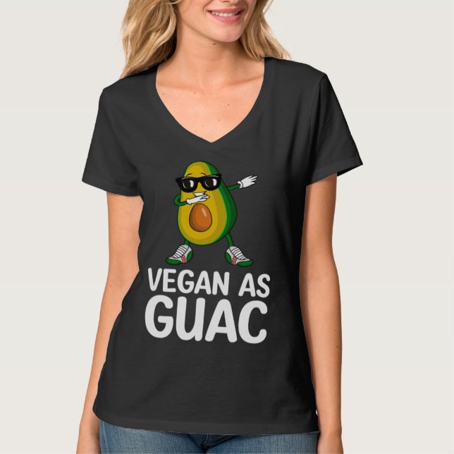 Avocado  Healthy Fruit Guacamole Vegetarian Vegan  T-Shirt (Front)