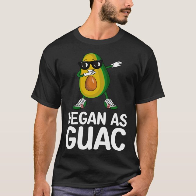 Avocado  Healthy Fruit Guacamole Vegetarian Vegan  T-Shirt (Front)