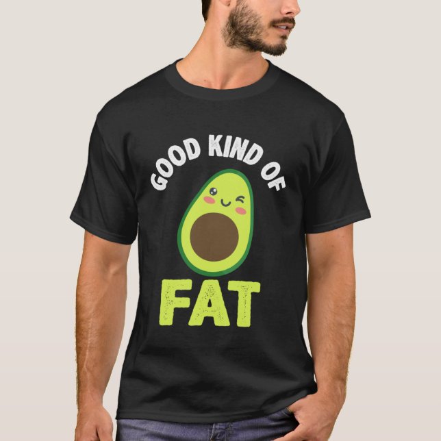 Avocado  Healthy Fruit Guacamole Vegetarian Vegan  T-Shirt (Front)