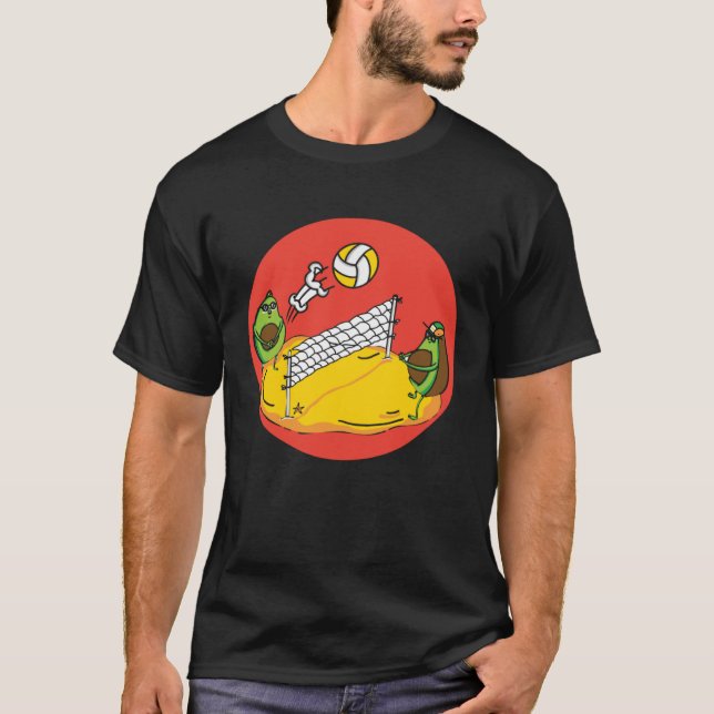 Avocado  Healthy Fruit Guacamole Vegetarian Vegan  T-Shirt (Front)