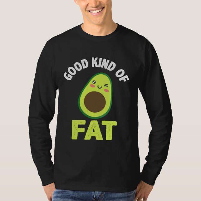 Avocado  Healthy Fruit Guacamole Vegetarian Vegan  T-Shirt (Front)