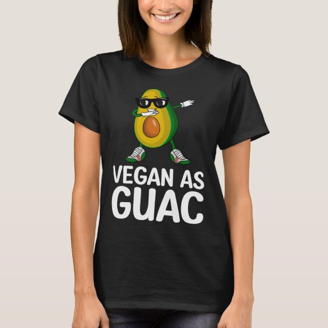 Avocado  Healthy Fruit Guacamole Vegetarian Vegan  T-Shirt (Front)