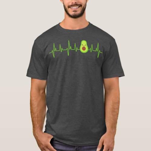 Avocado Heartbeat _ avocado for men and women T_Sh T_Shirt