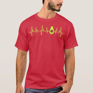 Avocado Heartbeatavocado for men and women   T-Shirt