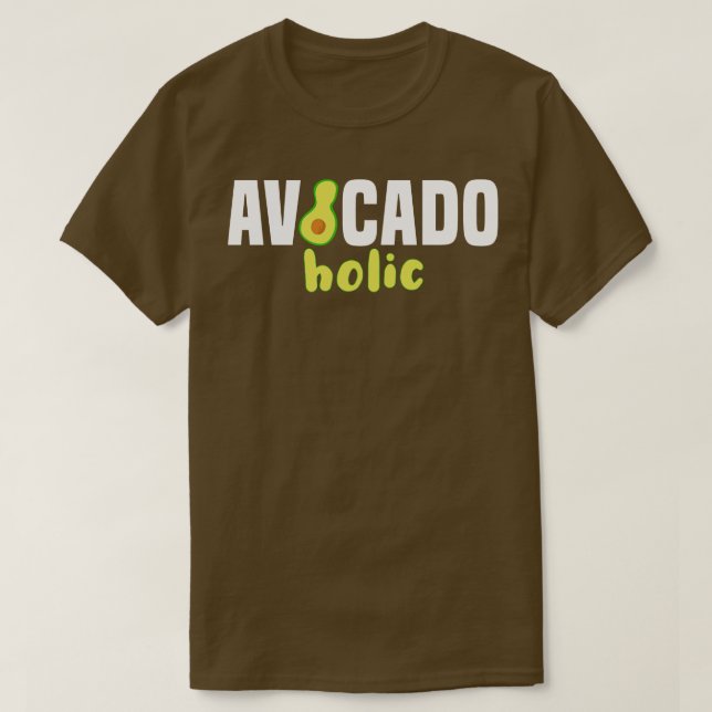 Avocado Holic Vegan Food Avocado (2)  T-Shirt (Design Front)