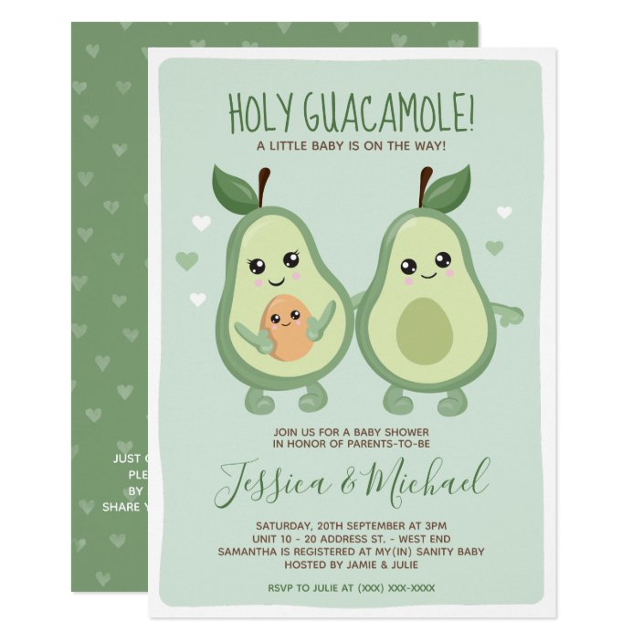 holy guacamole baby shower