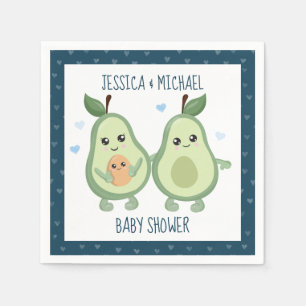 Avocado Holy Guacamole Baby Shower Napkins