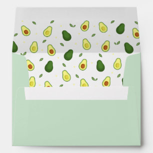 Avocado Holy Guacamole Green Baby Shower Birthday Envelope