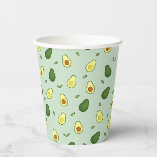 Avocado Holy Guacamole Green Baby Shower Birthday  Paper Cups