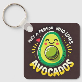 Avocado Hoodie Lover Keychain