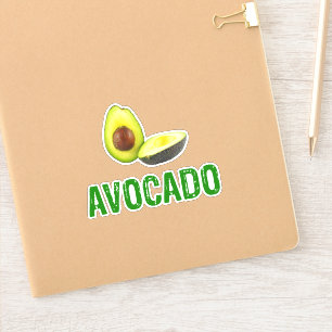 Avocado, I love avocado Sticker