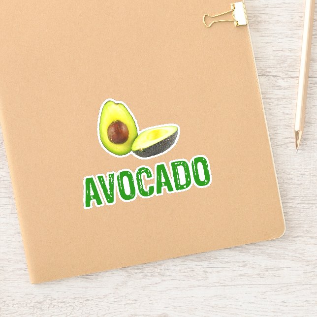 Avocado, I love avocado Sticker (Notebook)