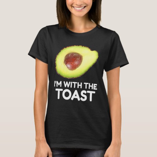 Avocado Im With The Toast Couples Halloween Cos T_Shirt