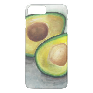 Avocado in Watercolor iPhone 8 Plus/7 Plus Case