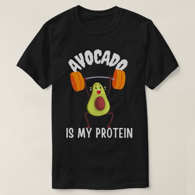 Avocado Is My Protein Classic TShirt (Design Front)