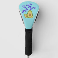 Avocado is My Spirit Fruit with Typography