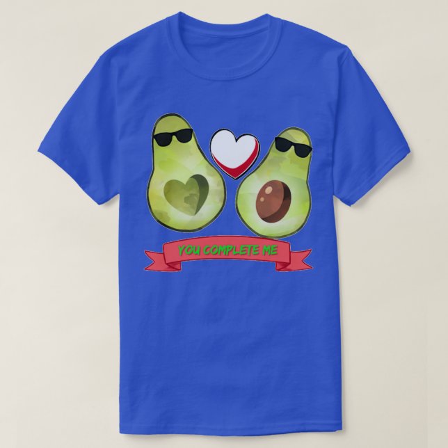 Avocado is my valentine 50 T-Shirt (Design Front)