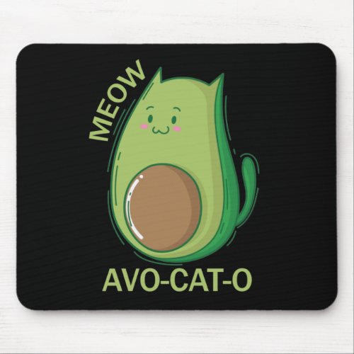 Avocado Katzen Avo_Cat_O Mouse Pad