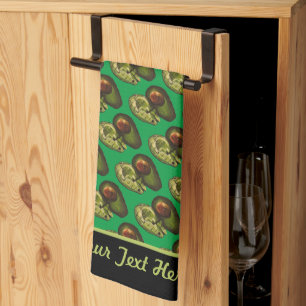 Avocado Kitchen Towel - Optional Personalization