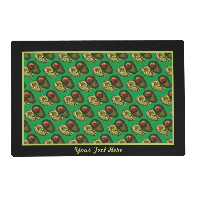Avocado Laminated Placemat (Front)