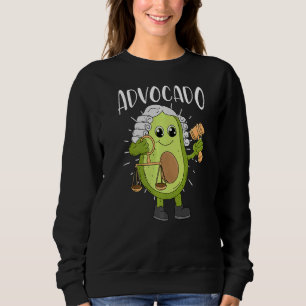 Avocado Law Study Student Advocado Lawyers Sweatshirt