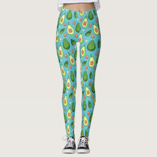 Women S Avocado Leggings Zazzle