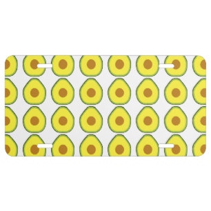 Avocado License Plate