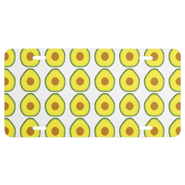 Avocado License Plate (Front)