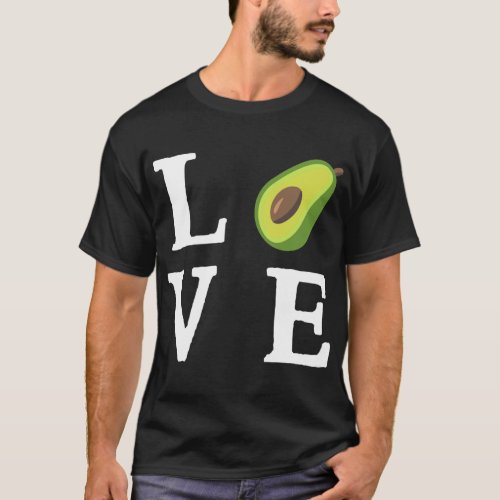 Avocado _ Love Avocado Food T_Shirt