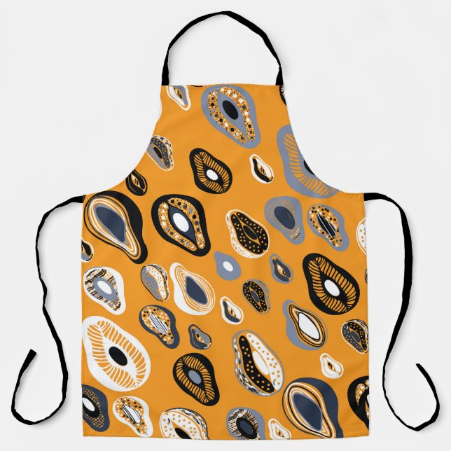 Avocado Love: Organic Vintage Style Apron (Front)